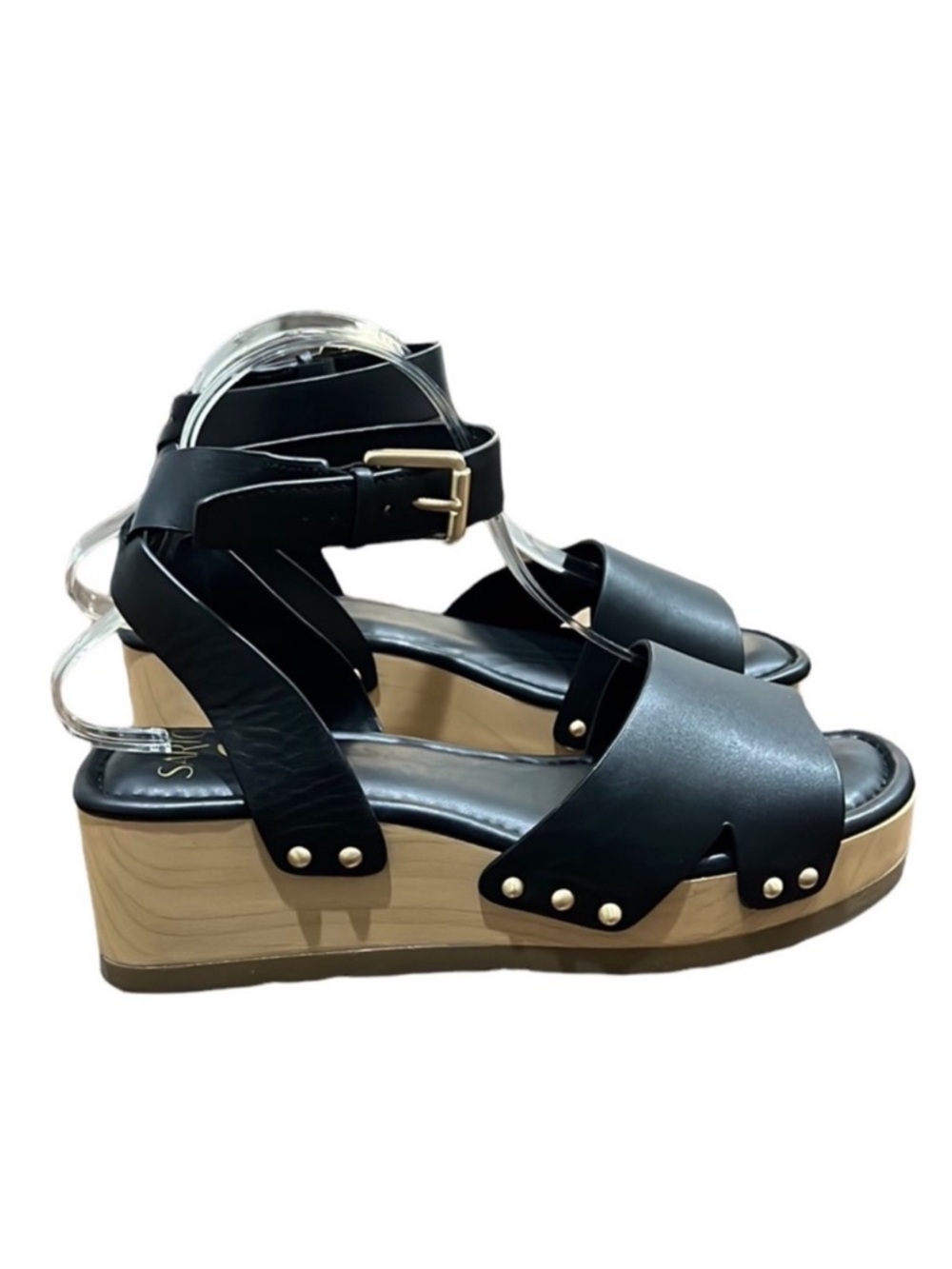 Sarto Sista Platform Wedge Sandals Size 10